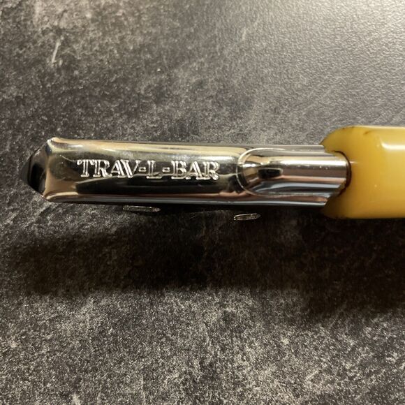 Trav-L-Bar Vintage Bottle Opener 6 in Bakelite Handle MCM - Picture 2 of 10